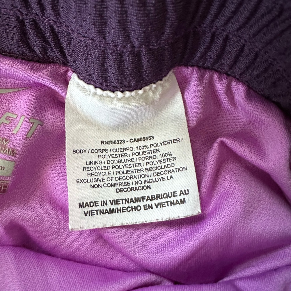 Purple Nike running shorts - Picture 3 of 5